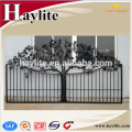 Beautiful iron sliding door gate and fence paint colors